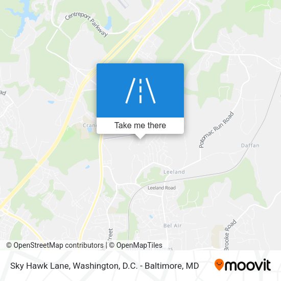 Mapa de Sky Hawk Lane