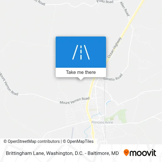 Brittingham Lane map