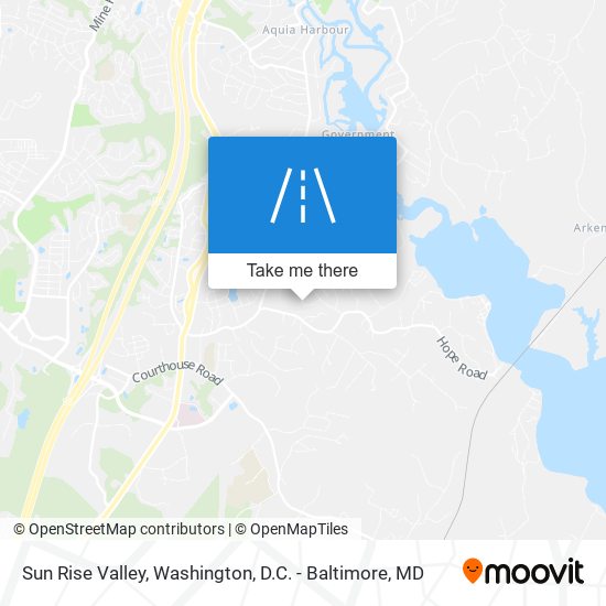 Sun Rise Valley map