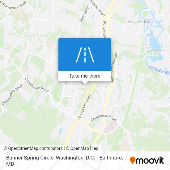 Banner Spring Circle map