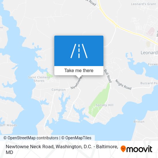 Mapa de Newtowne Neck Road