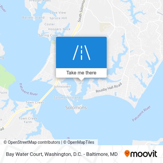 Bay Water Court map