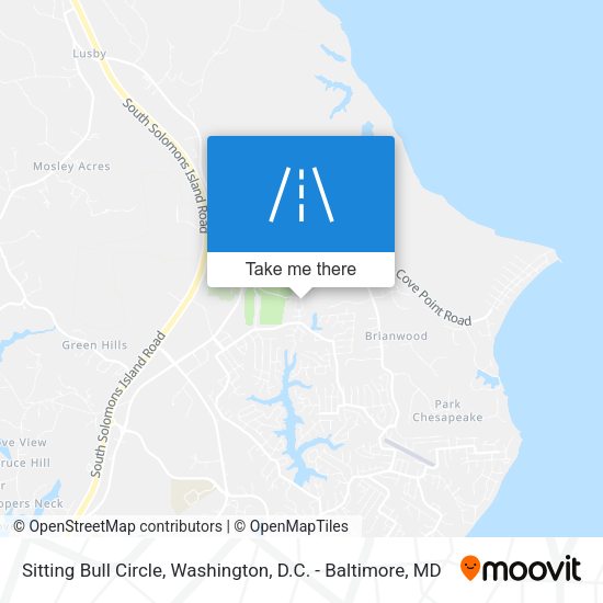 Mapa de Sitting Bull Circle