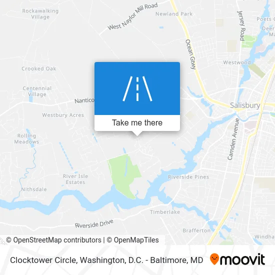 Clocktower Circle map