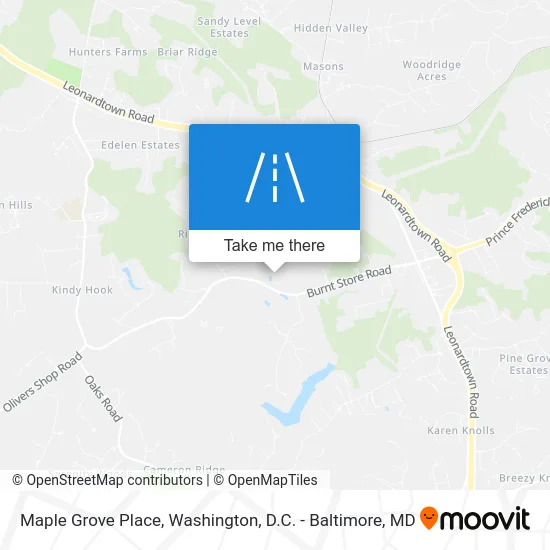 Maple Grove Place map