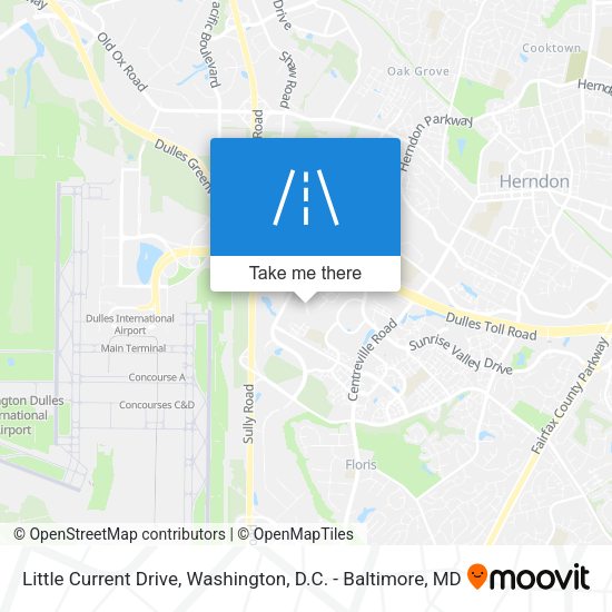Little Current Drive map