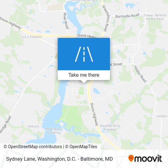 Sydney Lane map