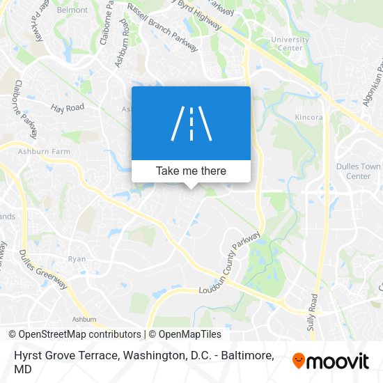 Hyrst Grove Terrace map