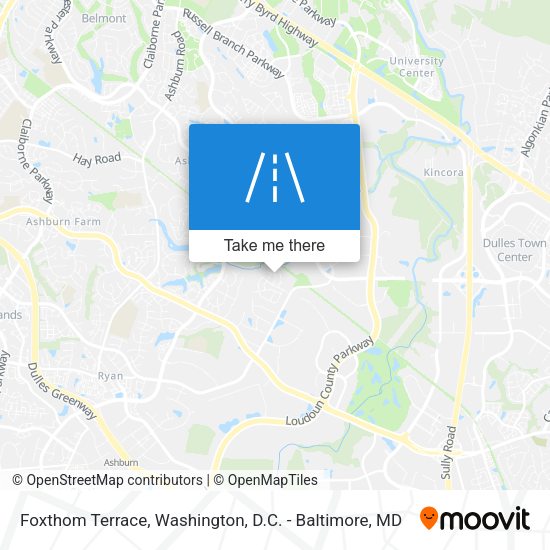 Foxthom Terrace map