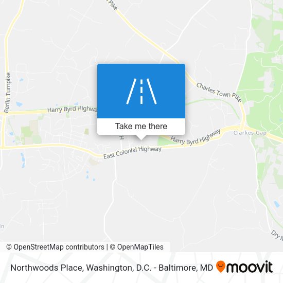 Northwoods Place map