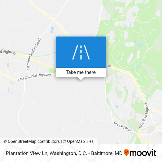 Plantation View Ln map