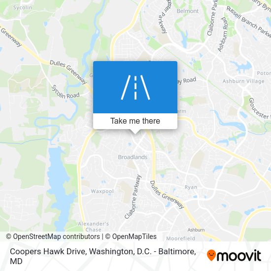 Mapa de Coopers Hawk Drive