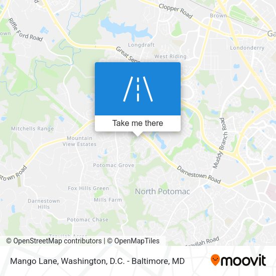 Mango Lane map