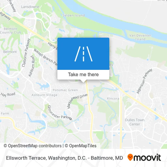 Ellsworth Terrace map