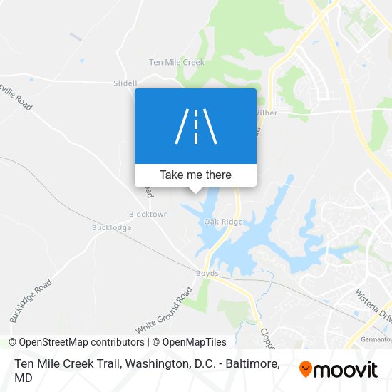 Ten Mile Creek Trail map