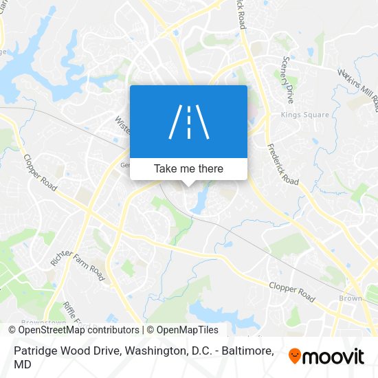 Mapa de Patridge Wood Drive