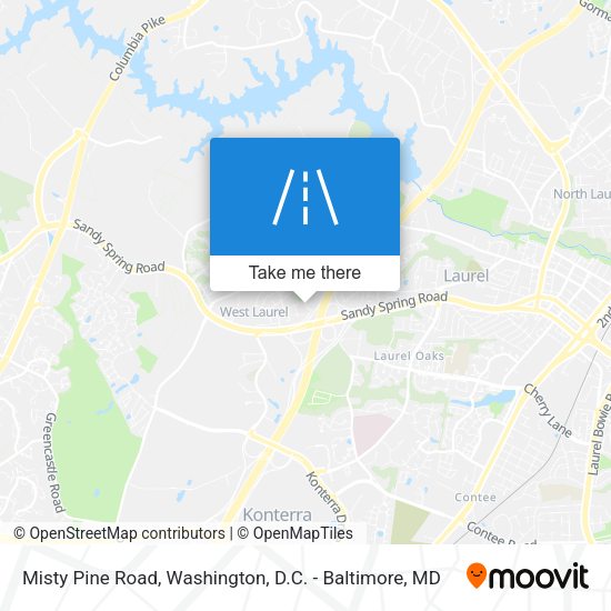 Mapa de Misty Pine Road