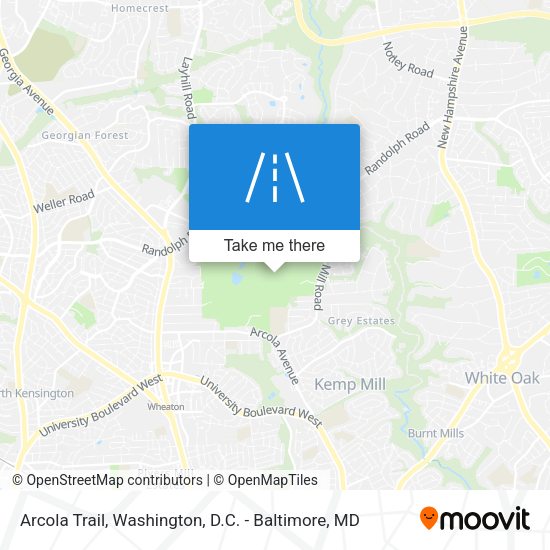 Arcola Trail map