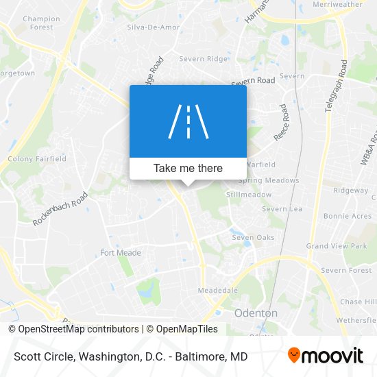 Scott Circle map