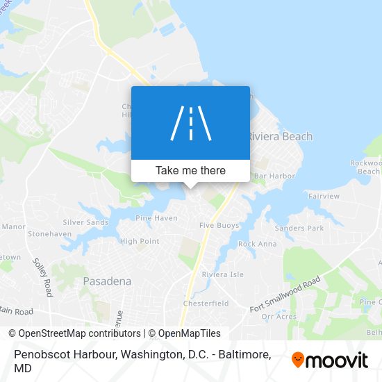 Penobscot Harbour map