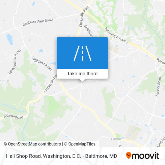 Mapa de Hall Shop Road