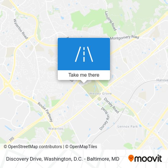 Mapa de Discovery Drive