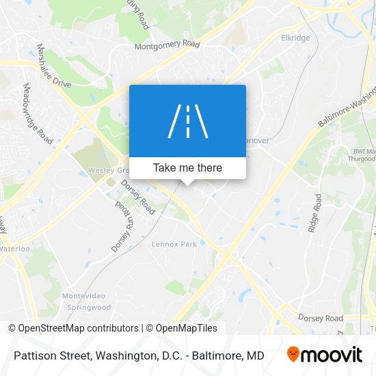 Pattison Street map