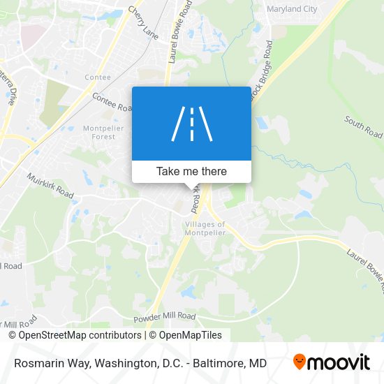 Rosmarin Way map