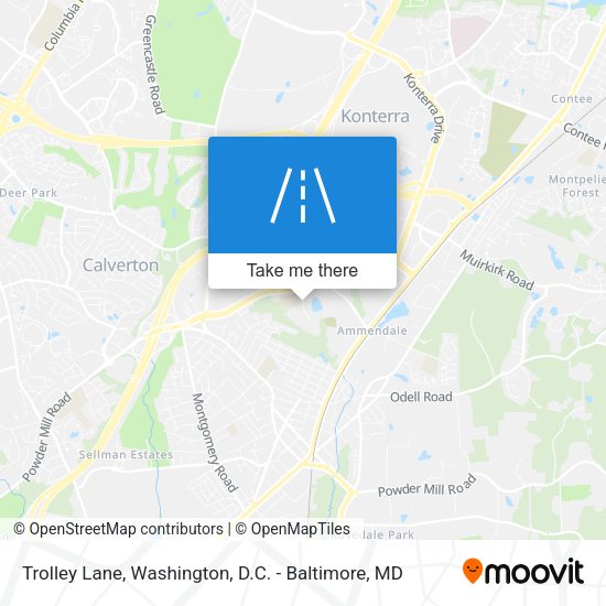 Mapa de Trolley Lane