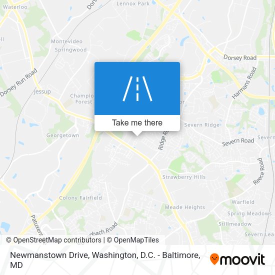 Mapa de Newmanstown Drive