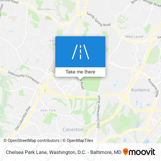 Mapa de Chelsea Park Lane