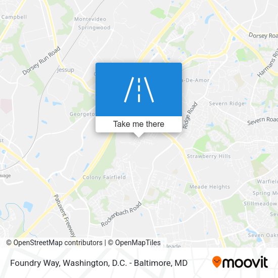 Foundry Way map