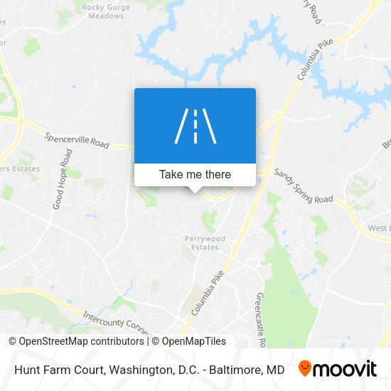 Mapa de Hunt Farm Court