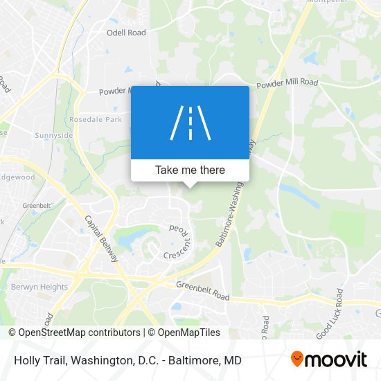 Holly Trail map