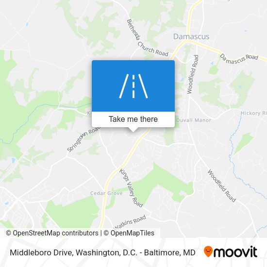 Middleboro Drive map