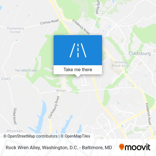 Rock Wren Alley map