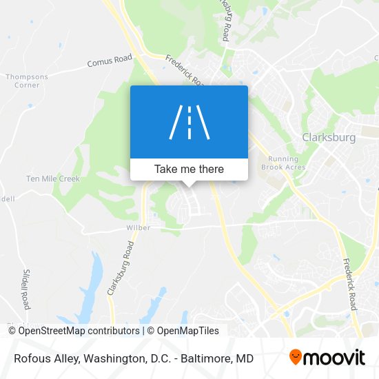 Rofous Alley map