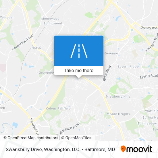 Mapa de Swansbury Drive