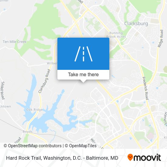 Mapa de Hard Rock Trail