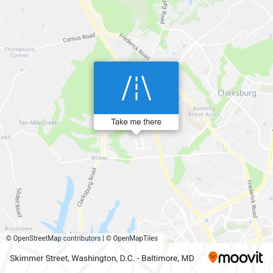 Skimmer Street map