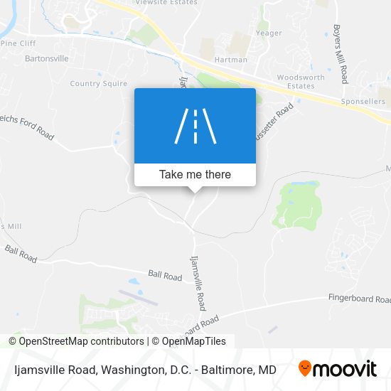 Mapa de Ijamsville Road