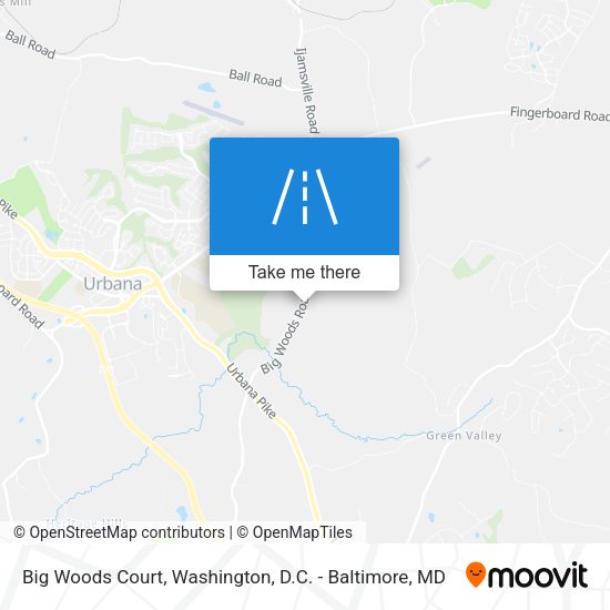 Mapa de Big Woods Court