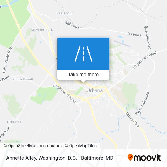 Annette Alley map