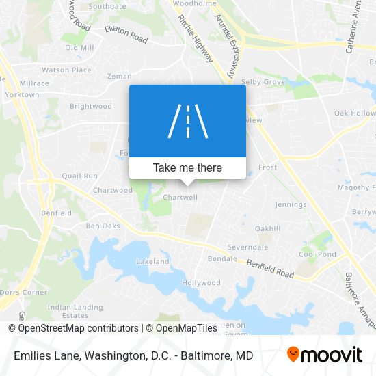 Emilies Lane map