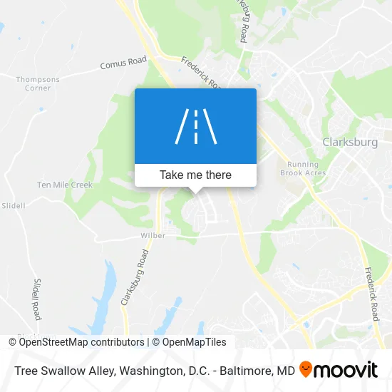 Tree Swallow Alley map