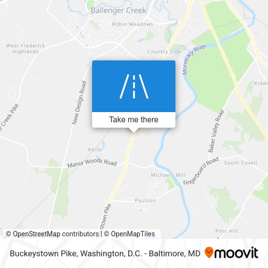 Mapa de Buckeystown Pike