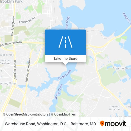 Mapa de Warehouse Road