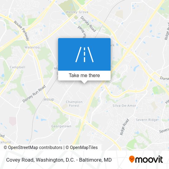 Mapa de Covey Road