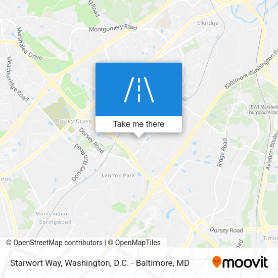 Starwort Way map