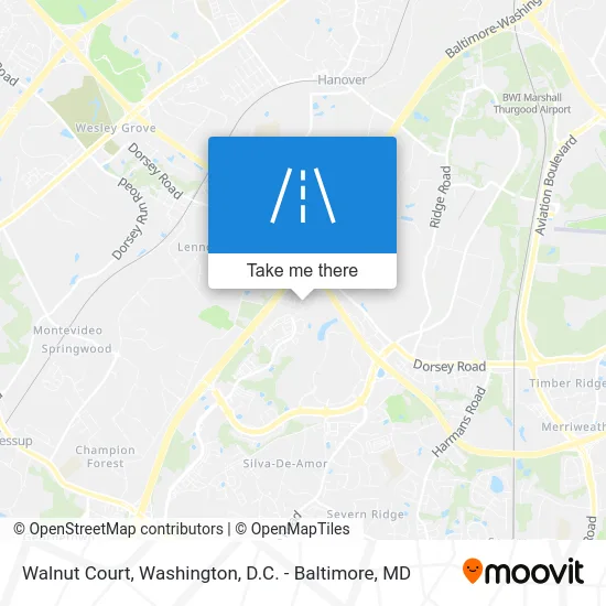 Walnut Court map